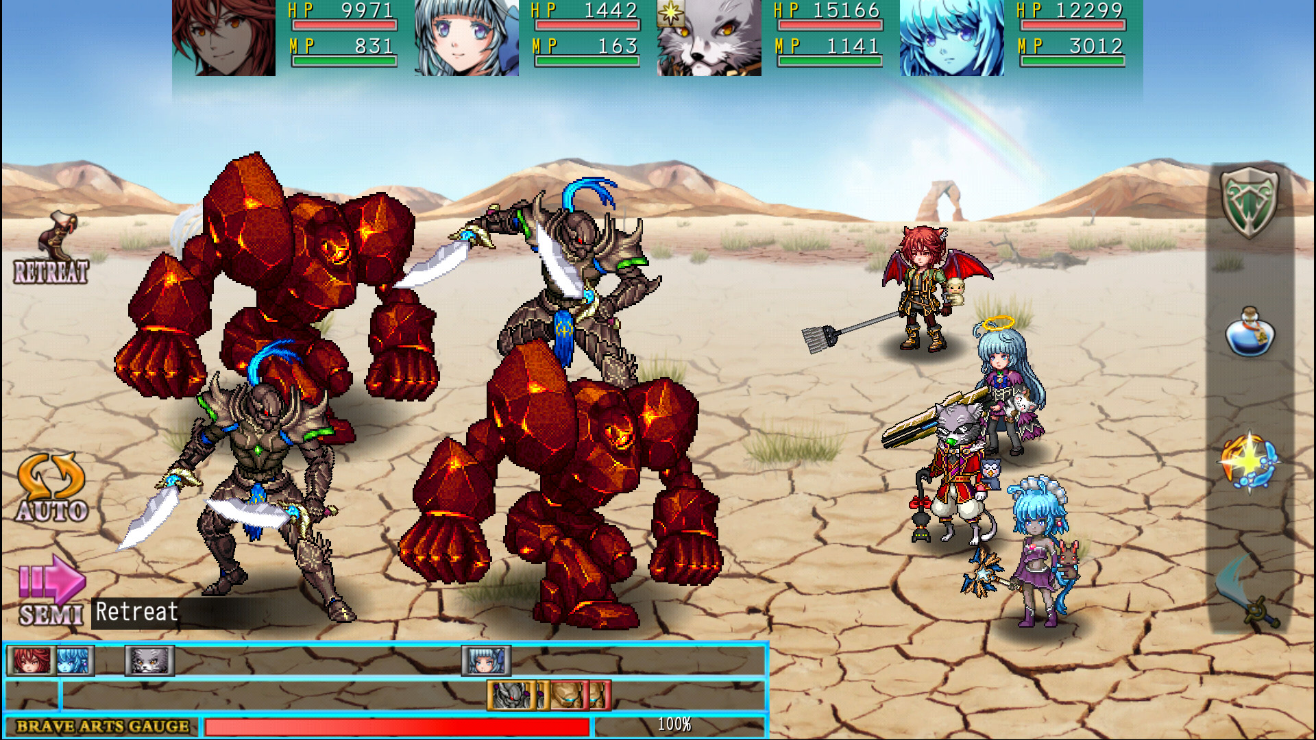 Antiquia Lost battle screenshot